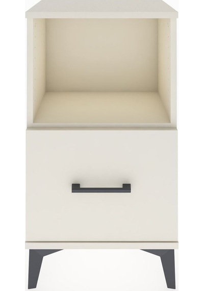 Arges Komodin Tek Çekmeceli 44x30x80 Aytaşı-aytaşı Aytaşı