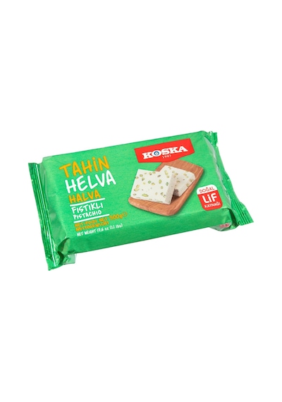 Koska Fıstıklı Helva 500g - Geleneksel Taş Değirmen Lezzeti 3'li Ekonomik Paket - 3 Adet Tarı