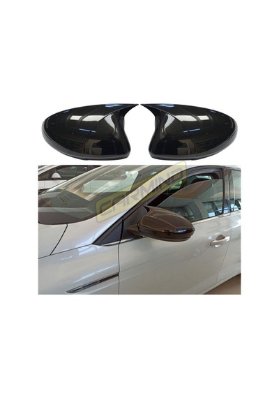 Renault Megane 4 Batman Yarasa Ayna Kapağı Piano Black 2016-2019