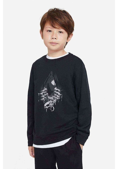 Tshirthane Venom Baskılı Unisex Çocuk Siyah Sweatshirt (534632024) Siyah