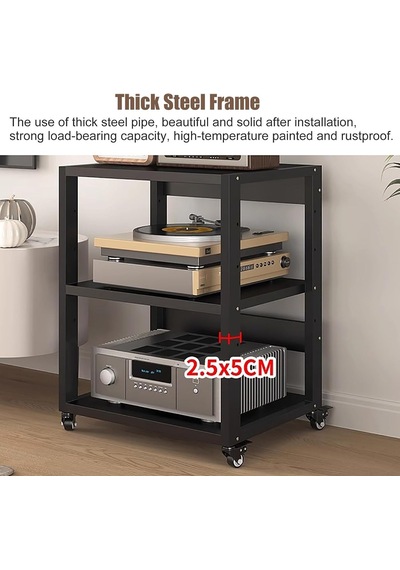 Sağlam, 5 Kademeli Tekerlekli Ses Rafı, Ev Sineması Ve Stereo Sistemleri İçin Hifi Av Rafı, Ses Tutkunları İçin Uzun Ömürlü Eğlence Mobilyası Çok Renkli Sağlam, 5 Kademeli Tekerlekli Ses Rafı, Ev Sineması Ve Stereo Sistemleri İçin Hifi Av Rafı, Ses Tutkunları İçin Uzun Ömürlü Eğlence Mobilyası Çok Renkli