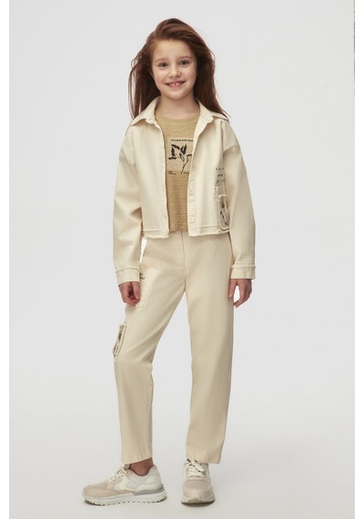Nk Kids Flourish Kız Çocuk Ceket 38408 Krem