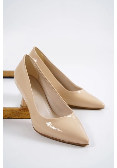 Punto Arme Cıty Ac4481420 Siyah Kadeh Topuk Rugan Stiletto Nude Rugan