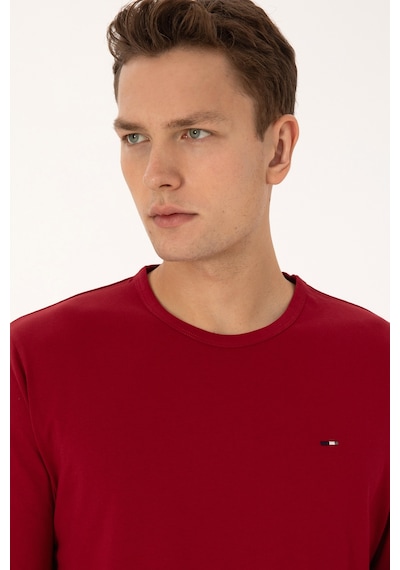 U.s. Polo Assn. Erkek Bordo Pijama Takım 50318612-vr014 Bordo