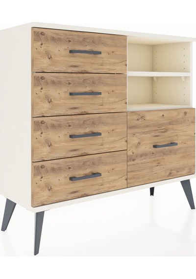 Arges Şifonyer 2 Raflı 5 Çekmeceli 88x30x80 Aytaşı-aytaşı/çam Aytaşı/çam Arges Şifonyer 2 Raflı 5 Çekmeceli 88x30x80 Aytaşı-aytaşı/çam Aytaşı/çam