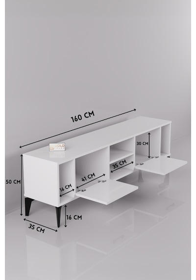 Suntalam Tv Sehpası Suntalam Beyaz 160x35 Cm