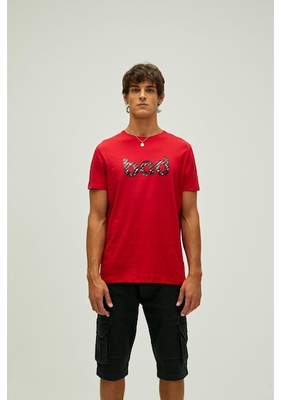 Bad Bear Bad Erkek Tişört-3836 Crimson Red Kırmızı