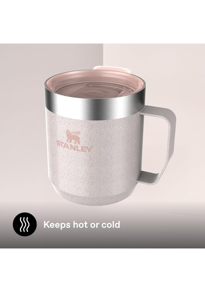 Classic Legendary Termos Bardak 0.35 Litre - Hammertone Rose Quartz Paslanmaz Çelik Çok Renkli