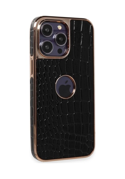 Apple İphone 13 Pro Max Kılıf Snake Kapak - Siyah
