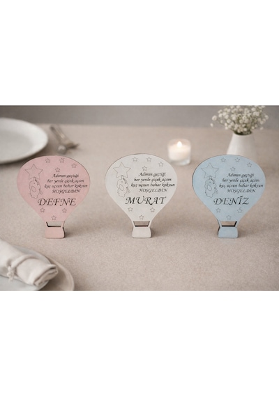 Magnet Kişiye Özel 25 Adettir Balon Temalı No2
