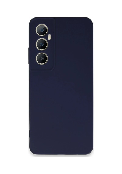 Realme C65 Kılıf First Silikon - Lacivert 0.2M-Çok Renkli