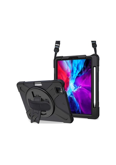 Microsonic Apple Uyumlu iPad Pro 12.9'' 2020 4.nesil Kılıf A2229-a2069-a2232 Heavy Defender