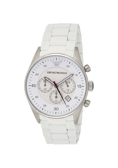 Emporio Armani Ar5867 Beyaz Silikon Kaplama Saat Kordonu