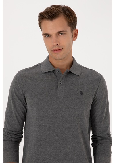 U.s. Polo Assn. Erkek Antrasit Melanj Sweatshirt 50307688-vr081 Antrasit Melanj
