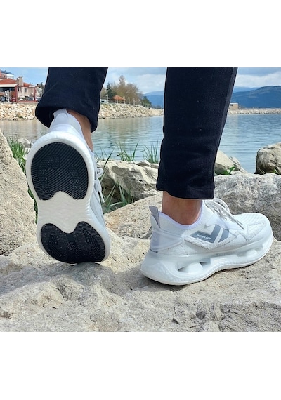 Dunlop 2357-2356 Beyaz Air Yumuşak Taban Erkek Spor Ayakkabı Beyaz