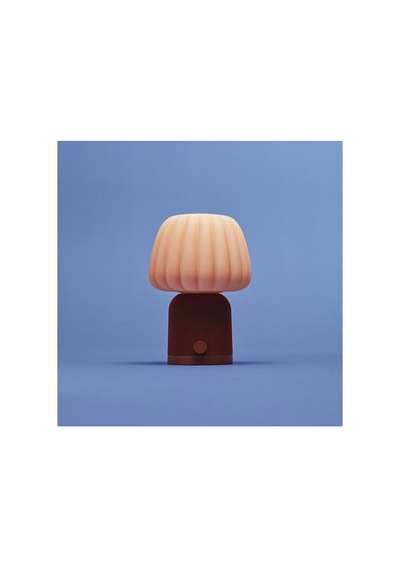 Ikea Kulglass Bluetooth Hoparlörlü Lamba, Kırmızı-kahverengi-pembe, 38 Cm
