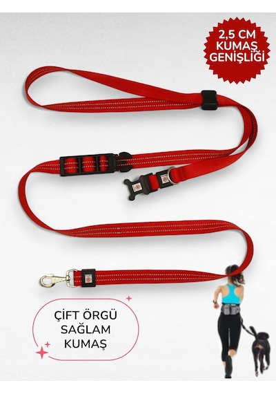 Caramelos Hands-free Eller Serbest Gezdirme Kayışı- Köpek Gezdirme Kayışı - Eller Serbest- Köpek Gezdirme İpi K Genel