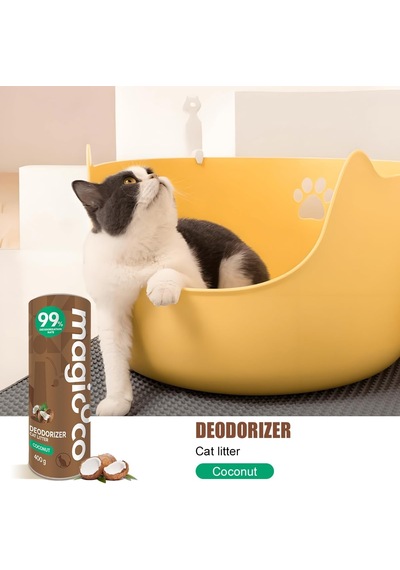 Hindistan Cevizli Kedi Kumu Koku Giderici 400 G Diğer