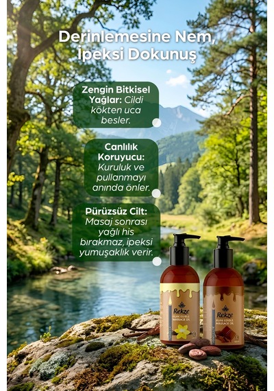 Aromaterapi Masaj Yağı 120 Ml Yenilebilir Vanilya Ve Çikolata Aromalı - 300728325