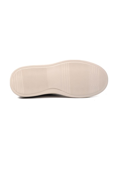 19197 Siyah Rugan Beyaz Hakiki Deri Erkek Sneaker 001