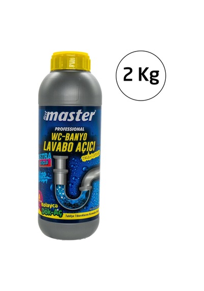 Master 500792 Dök Aç Wc Banyo Lavabo Açıcı 2000 Gr