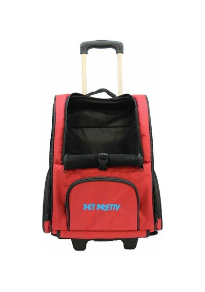Petpretty Çekçekli Köpek Sırt Taşıma Çantası 32 x 28 x 51 CM