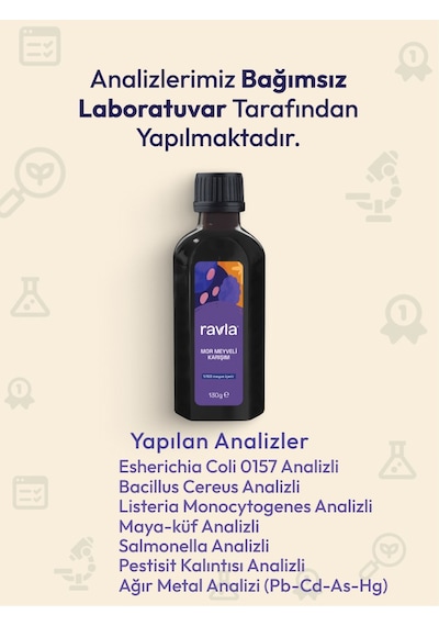 Ravla Mor Meyveli Karışım - 130g