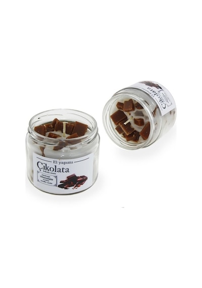 Mum Çikolata Kokulu 400Gr Cam Kavanozda