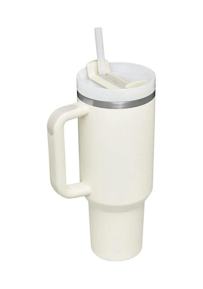 Stanley Quencher H2.o Flowstate Tumbler Pipetli Termos Bardak 1.18 Lt Cream Tonal