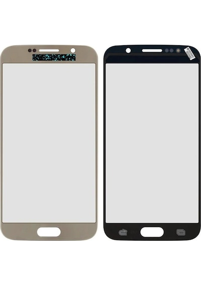 Samsung Galaxy Uyumlu S6 Sm-g920 Dokunmatik Ön Cam Lens Gold Belirtilen
