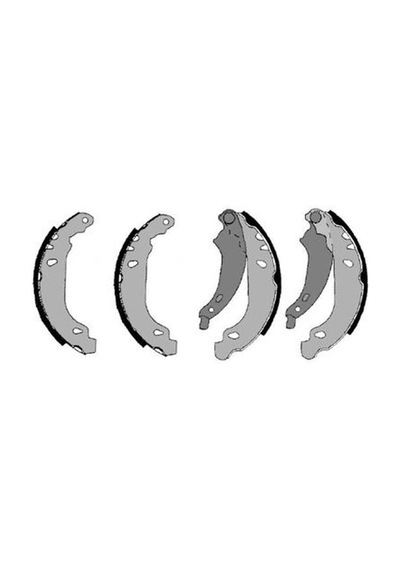 Mga Renault Clio Symbol I,ıı 1.2-1.4-1.5 Dci-1.6-1.9d 2001-2014 Abssiz Arka Fren Balata Tk. 180x42mm