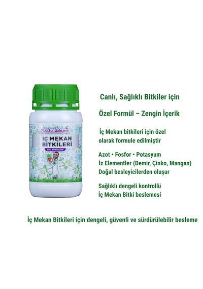 Doktor Bahçem İç Mekan Özel Bitki Besini & Vitamin 500 Ml