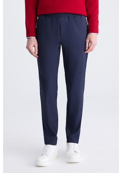 D's Damat Ds Damat Regular Fit Lacivert Armürlü Pamuklu Jogger Pantolon 4hc03s2133242 101 D's Damat Ds Damat Regular Fit Lacivert Armürlü Pamuklu Jogger Pantolon 4hc03s2133242 101