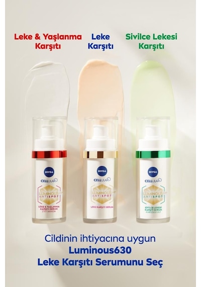 Nivea Luminous630 Spot Leke ve  Serumu 30 ML