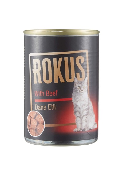 Rokus Dana Etli Konserve Kedi Maması, 410 Gr