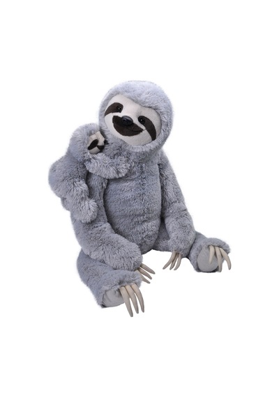 Wild Republic Jumbo Boy Yavrulu Tembel Hayvan 76 Cm 24097 Çok Renkli