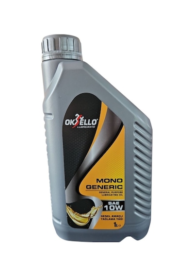 Oksello Mono Sae 10w Zincir Yağı 1 Litre Elektrikli Ve Akülü Testere Uyumlu