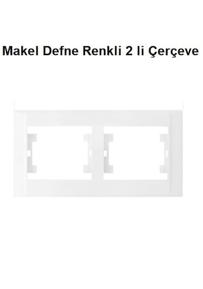 Makel Defne Renkli 2 Li Çerçeve