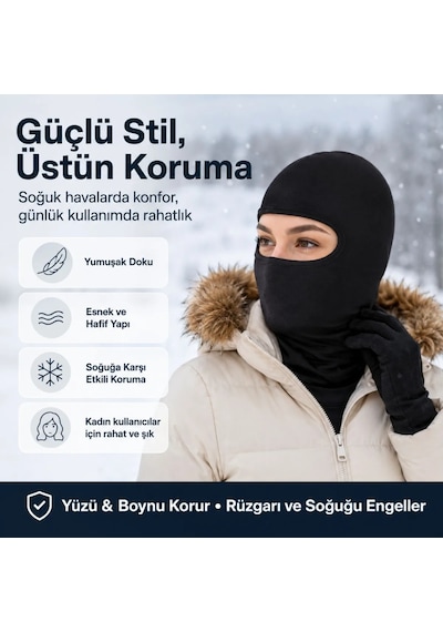 Unisex Düz Siyah Balaklava 1 Adet Tek Beden Viskoz Kask İçi Motosiklet Outdoor Maske 1 Siyah