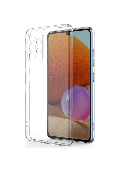 Zore Galaxy Uyumlu A72 Kılıf Kamera Korumalı Süper Silikon Kapak - Renksiz Renksiz