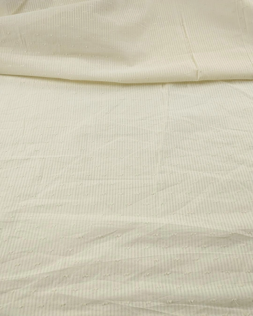 Nopeli İnce Pamuklu Dokuma Krem Renkteen: 160 Cm-2712 Renkli