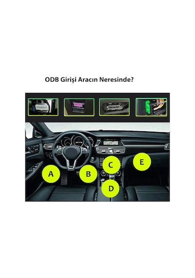 Dailytech Hud Head Up Display 3.5 İnç Obd Sanal Gösterge Paneli