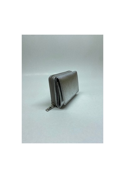 Shop Kadın Cüzdan Hakiki Deri Çok Bölmeli Fermuarlı Floter Deri - Hardal Sarısı Gümüş - 888655380 Gümüş