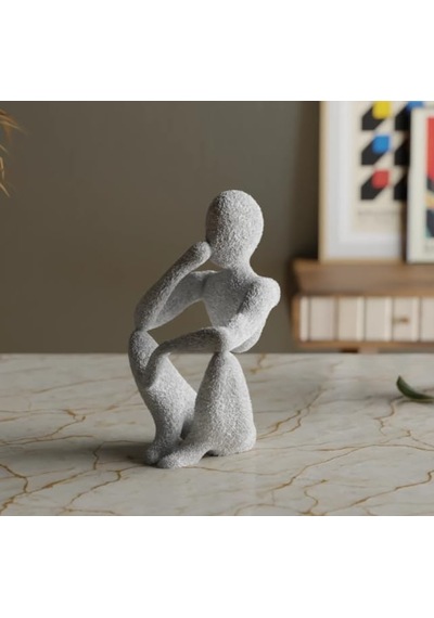 Nobody - The Thinker Düşünen Adam Biblo, Soyut Tasarım Modern Heykel, Ofis Ve Yönetici Masası Aksesuarları, Minim Diğer