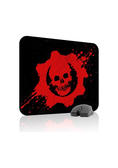 Gears Of War Kaymaz Dikişli Kauçuk Oyuncu Mousepad V2 - 48x40 Xl Gaming Mouse Pad Fare Altlığı
