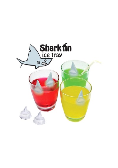 Shark Fin Köpekbalığı Buz Kalıbı Buzdolabı Parti Kadeh Buzluk Çok Renkli