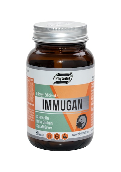 Phytodef Immugan Kuersetin Beta Glukan Kara Mürver 30 Kapsül