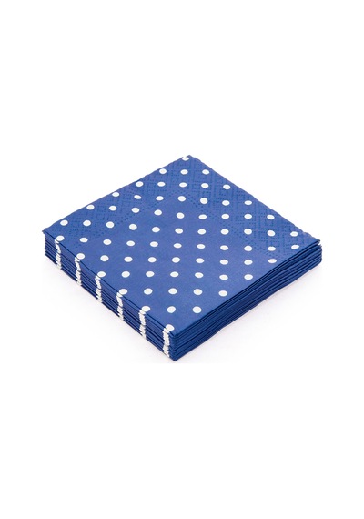 Excellentt Houseware Puantiye Baskılı 16'lı Peçete - Asorti - 25x25 Cm Renkli