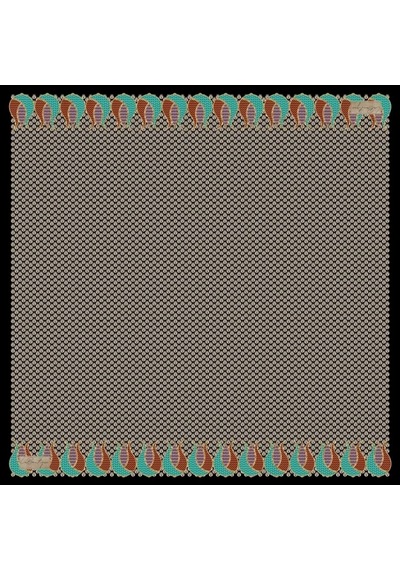 LA BOUTIQUE Güz Yaz Serinliği Eşarp 90 X 90 2224-12 Siyah