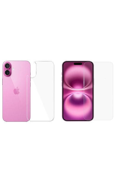 Apple Uyumlu   iPhone 16 Plus Ön Ve Arka Tempered Cam Koruma - Al3271
